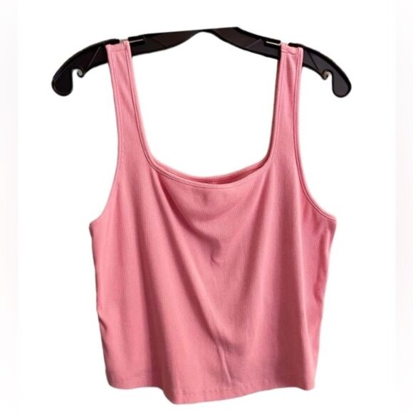 Old Navy Pink Ultra Ribbed Crop Top. Size 2X. - Picture 1 of 2